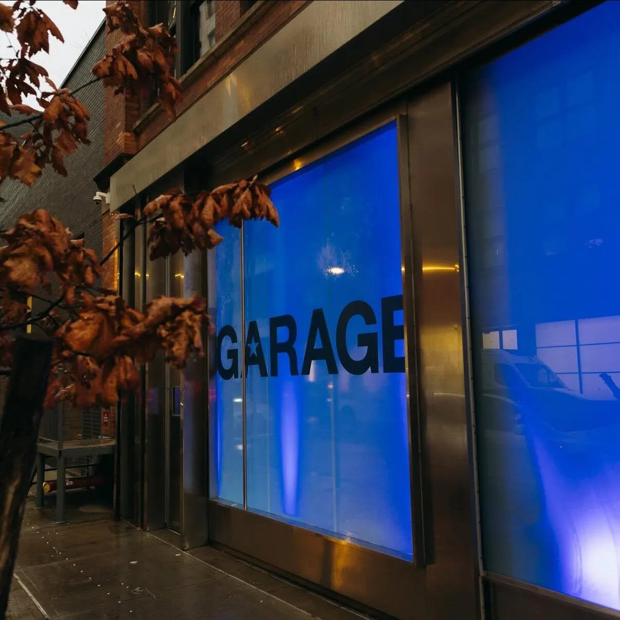 White Space Chelsea street-level window and facade at 530 West 25th Street