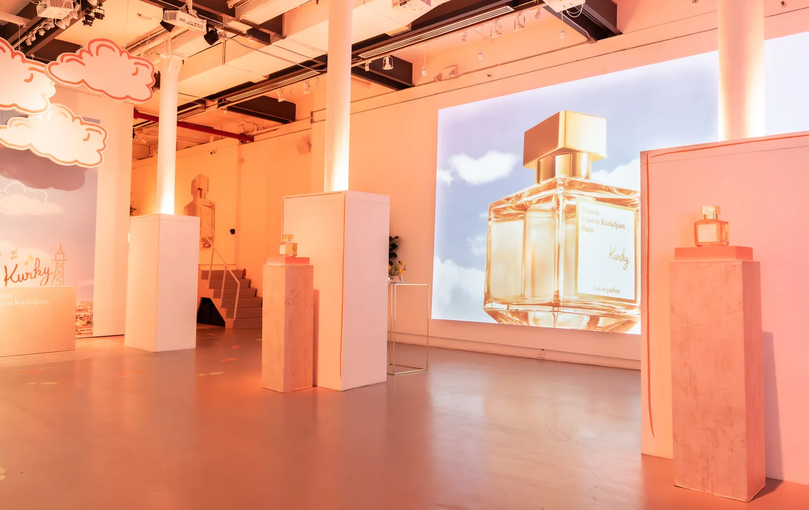 Product launch setup at White Space Chelsea