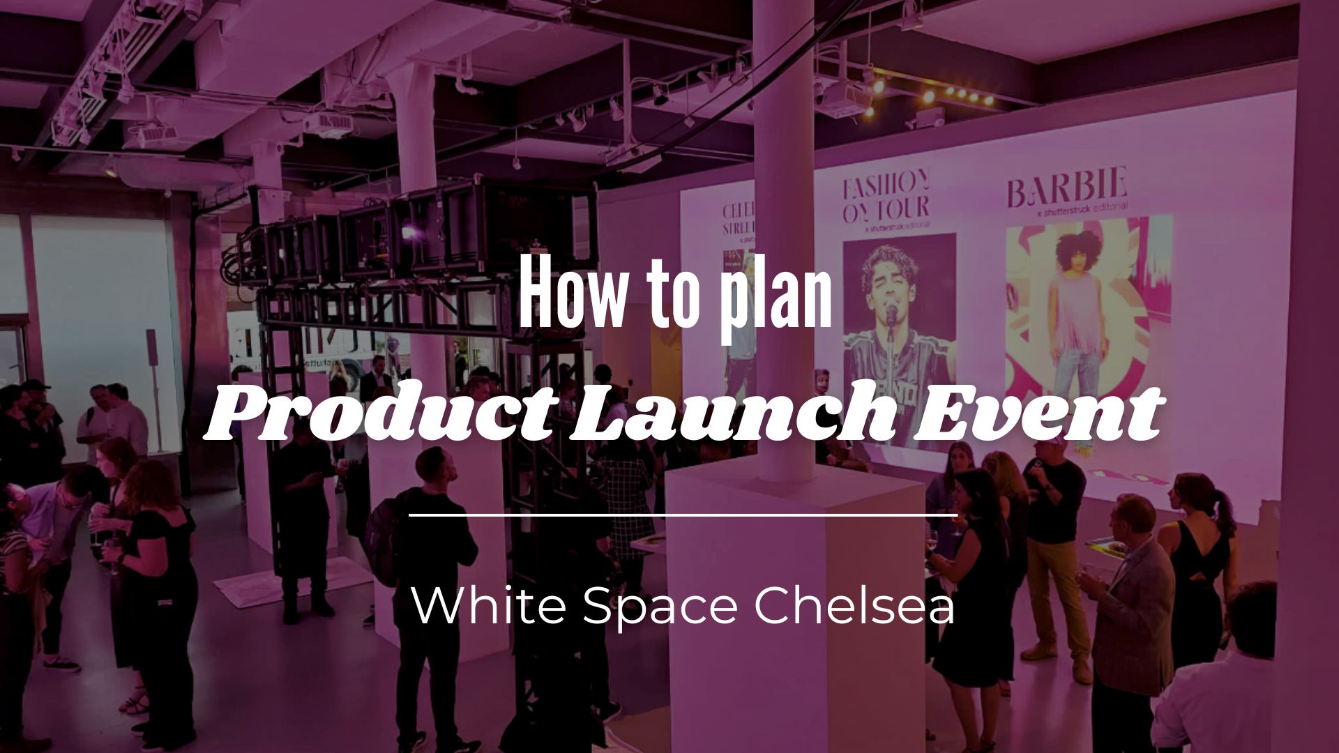How to plan a product launch event